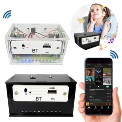 DIY BT Speaker Kit Assembly Component Electronics DIY Soldering Project Electronic Sound Amplifier for Kids Teens and Adults