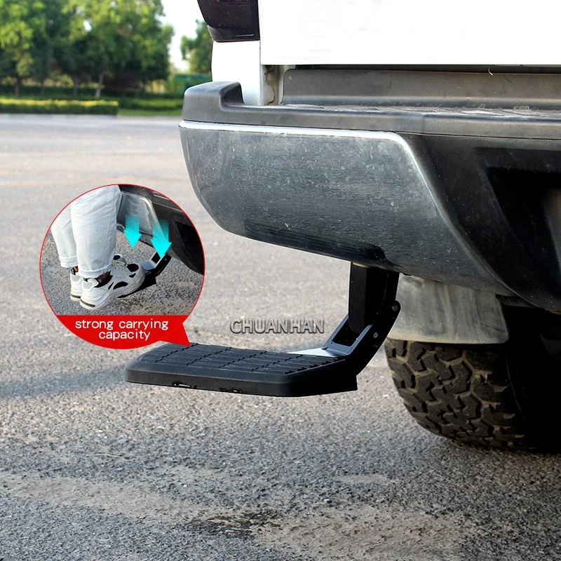 

Exterior Accessories car rear T-step Retractable Back Rear Foot Step for isuzi DMAX/ Great Wall poer parts