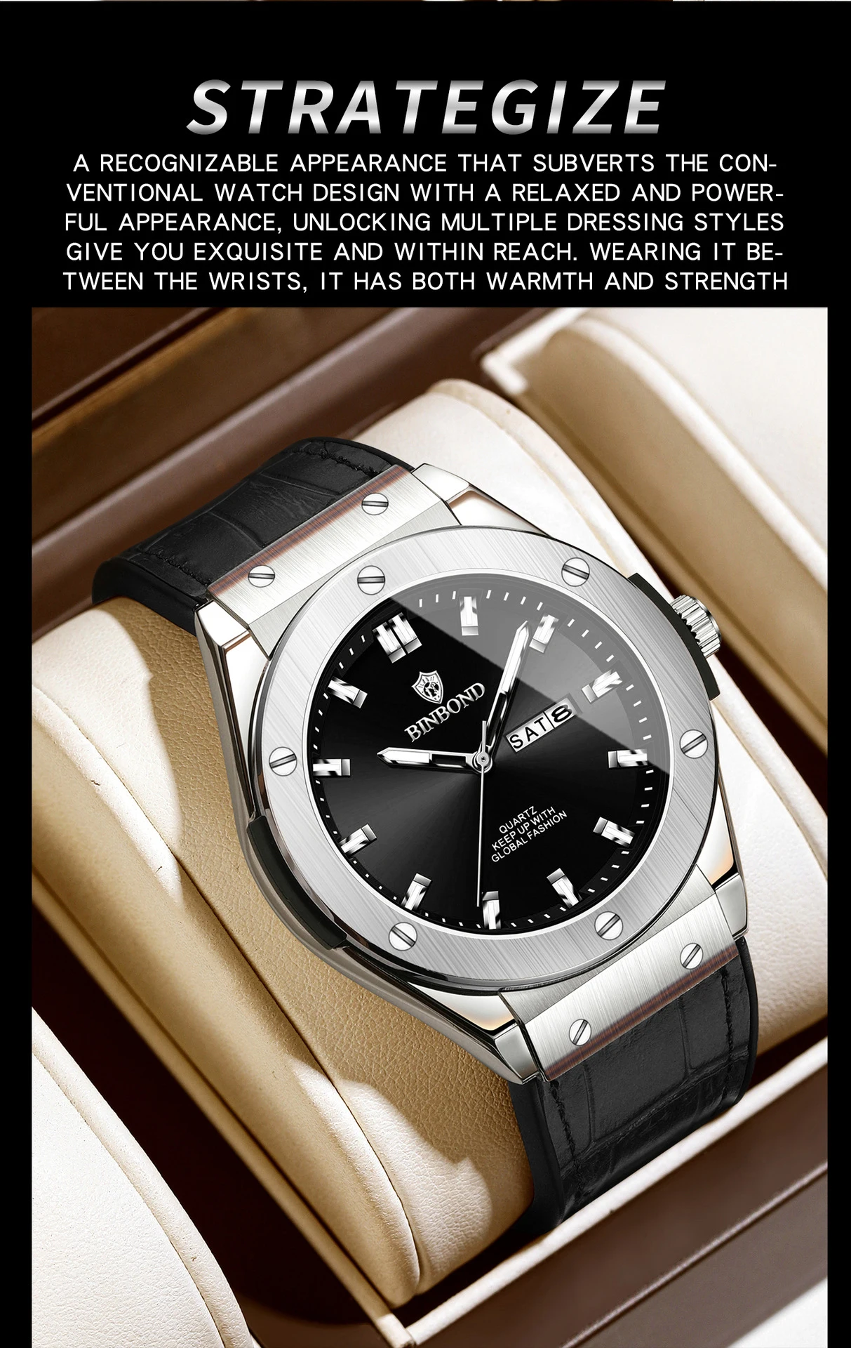 BINBOND B115 Men's Watch description image 4