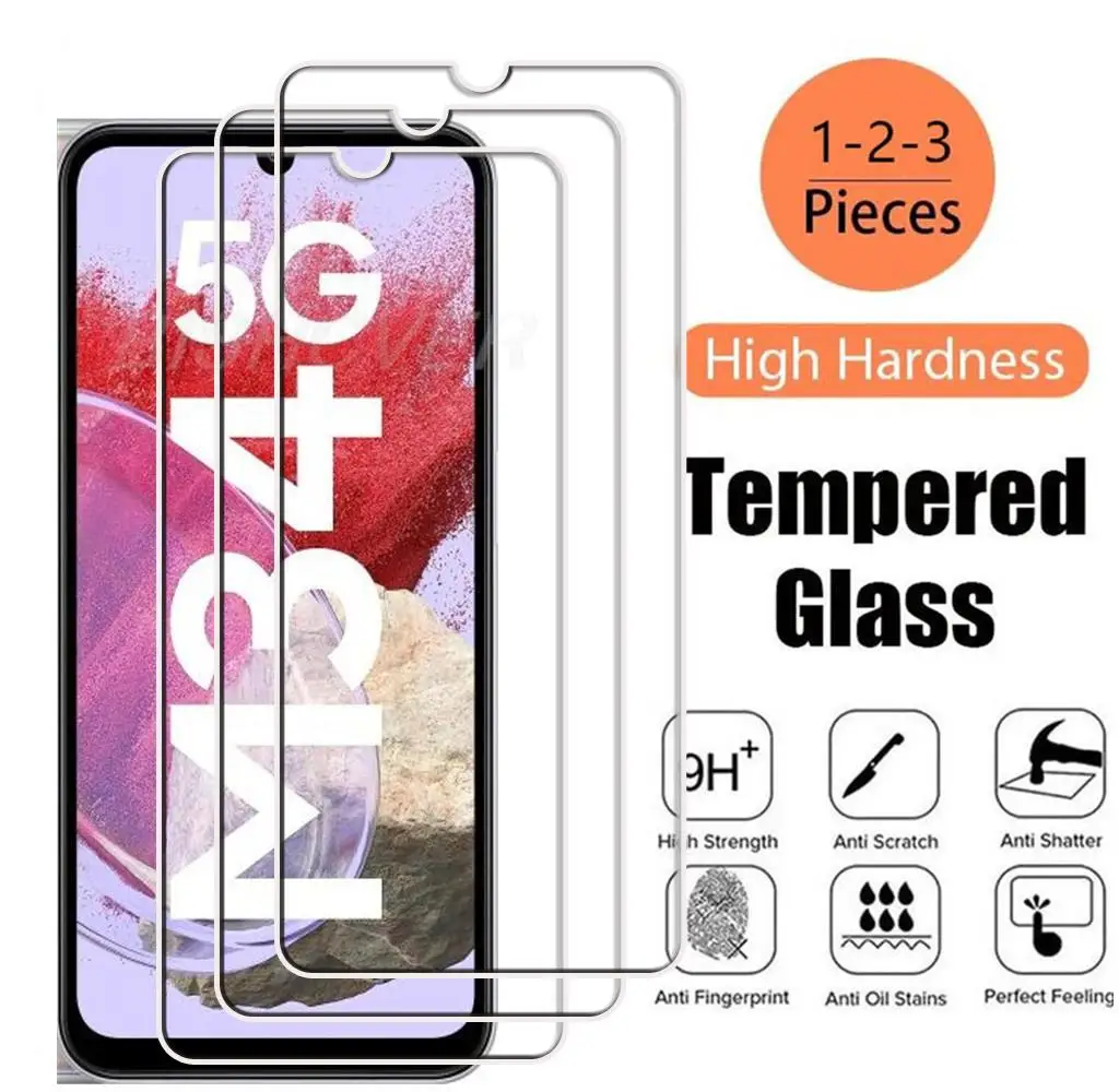 

Закаленное стекло для Samsung Galaxy M34 5G 6,5 дюйма GalaxyM34 F34 5G M346B M346, защитная пленка для экрана телефона, защитная пленка
