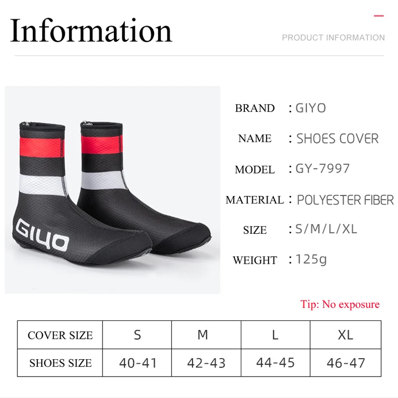 Cycling Shoes covers MTB Shoes Covers Winter Warm Thermal Neoprene Overshoes Waterproof Toe Cycling Shoe Covers Booties For Bike