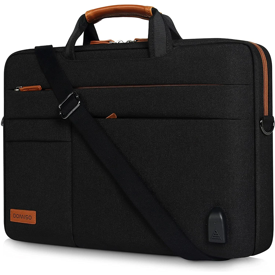 Domiso-maleta Multifuncional para Laptop Bolsa de Mensageiro Espesso com Porta de Carregamento Usb 14 in 156 in 17 in