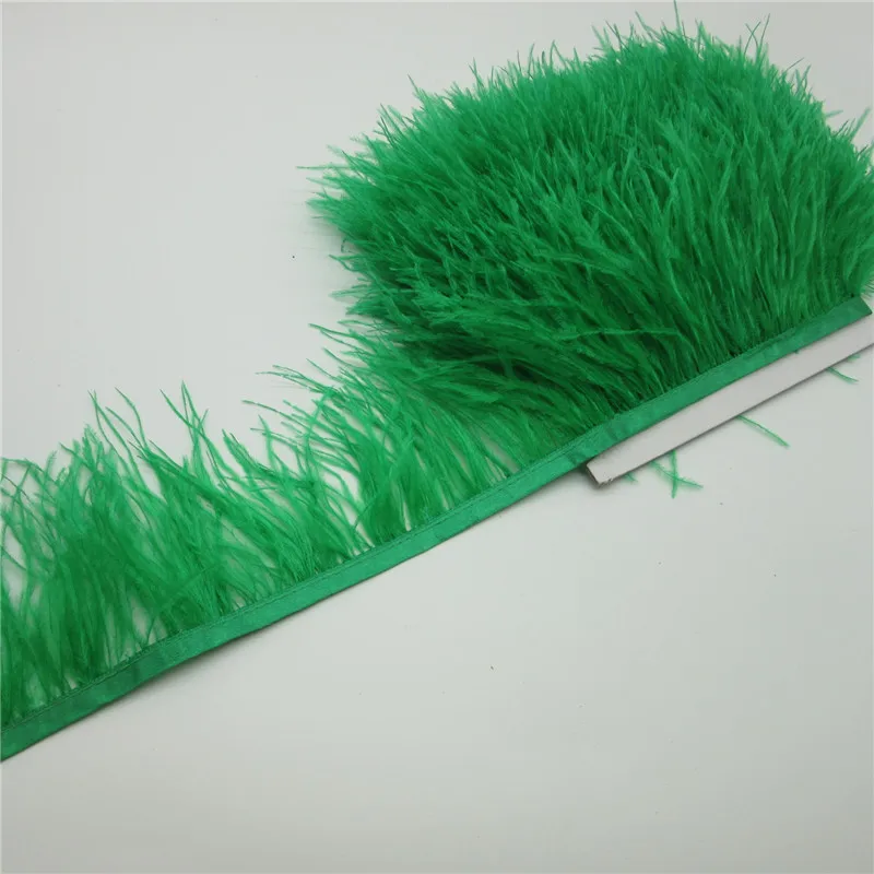 Description Picture 4 of item10 Yards 8-10CM Ostrich Feather Trim Fringe for DIY Dress Sewing Crafts Costumes Decoration Feathers Trims