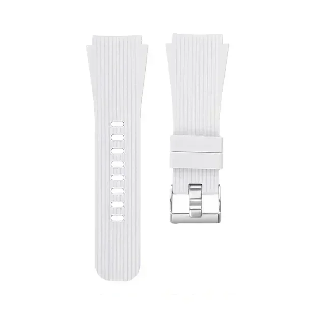 Sporty 22mm Silicone Bracelet Strap - Premium Watchband Accessory in Vibrant Colors
