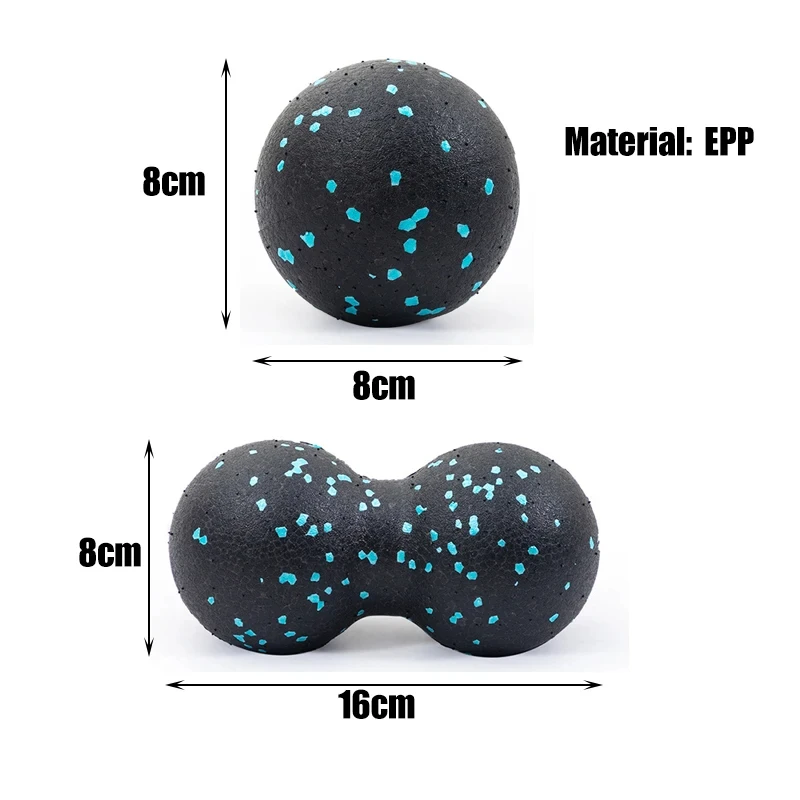 Yoga Peanut Balls Body Massage Fascia Ball Suit Foam Block High Density Muscle Relaxation Lacrosse Exercise Fitness Relieve Pain - Image 6