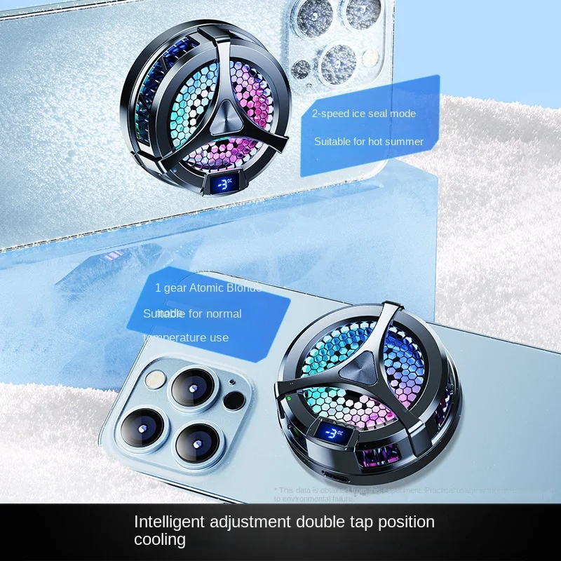 Mobile Phone External Cooler Semiconductor Magnetic Fan Game with wireless charging Magsafe PUBG Machine tablet Radiator cooling