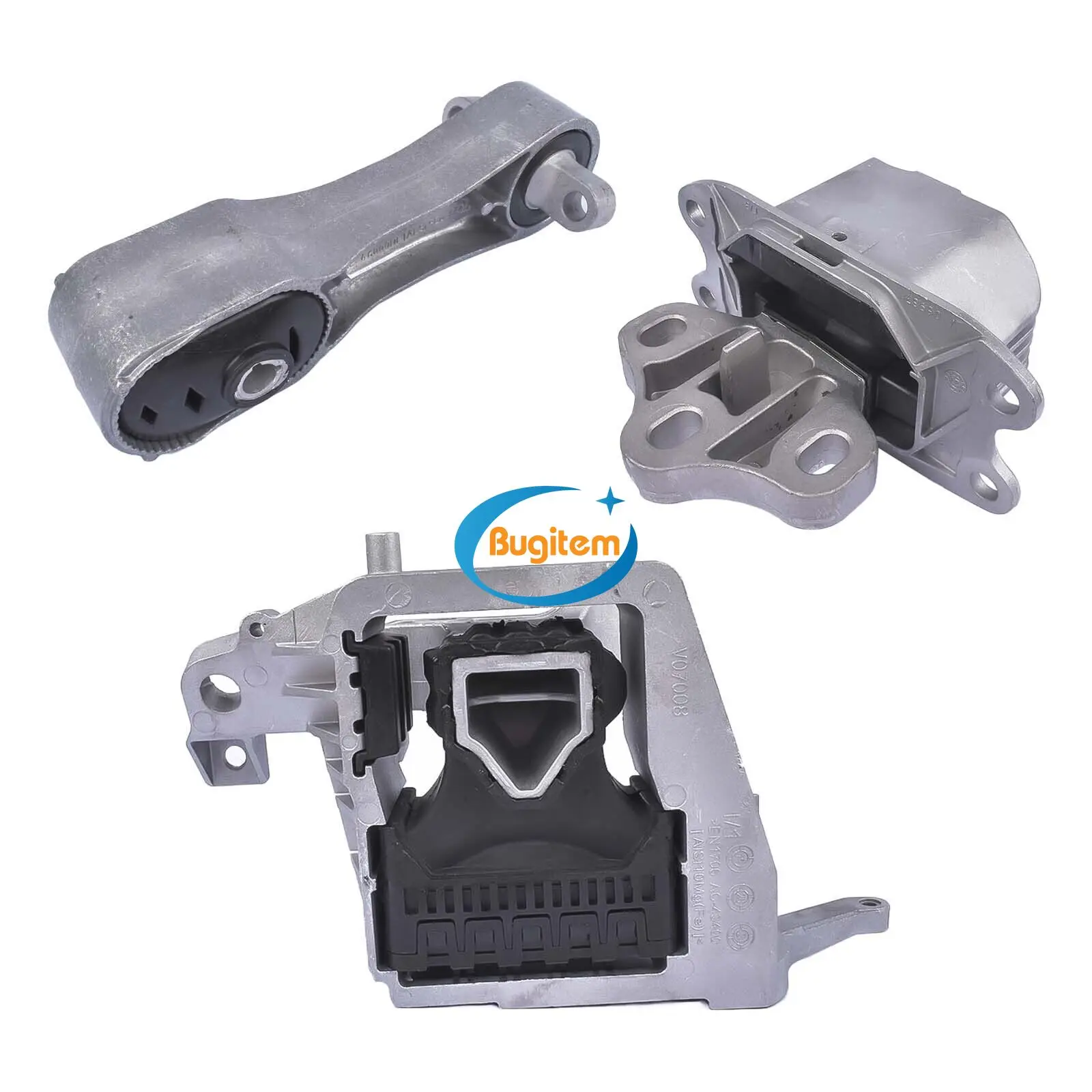 Front Lower Right Engine Mount 2215788 2215934 22316853453 engine mount bracket 3PCS For BMW X1 X2 F46 F55 Mini Cooper Clubman 2014-