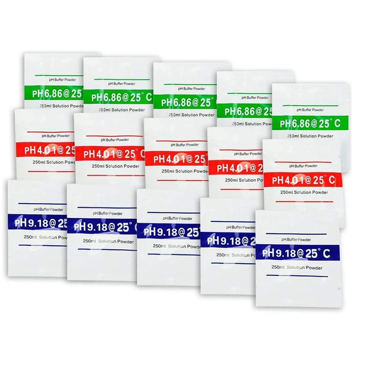 PH Meter PH Meter Calibration Powder 15 Pack Solution Powder 6.86/4.00/9.18 for Precise Meter