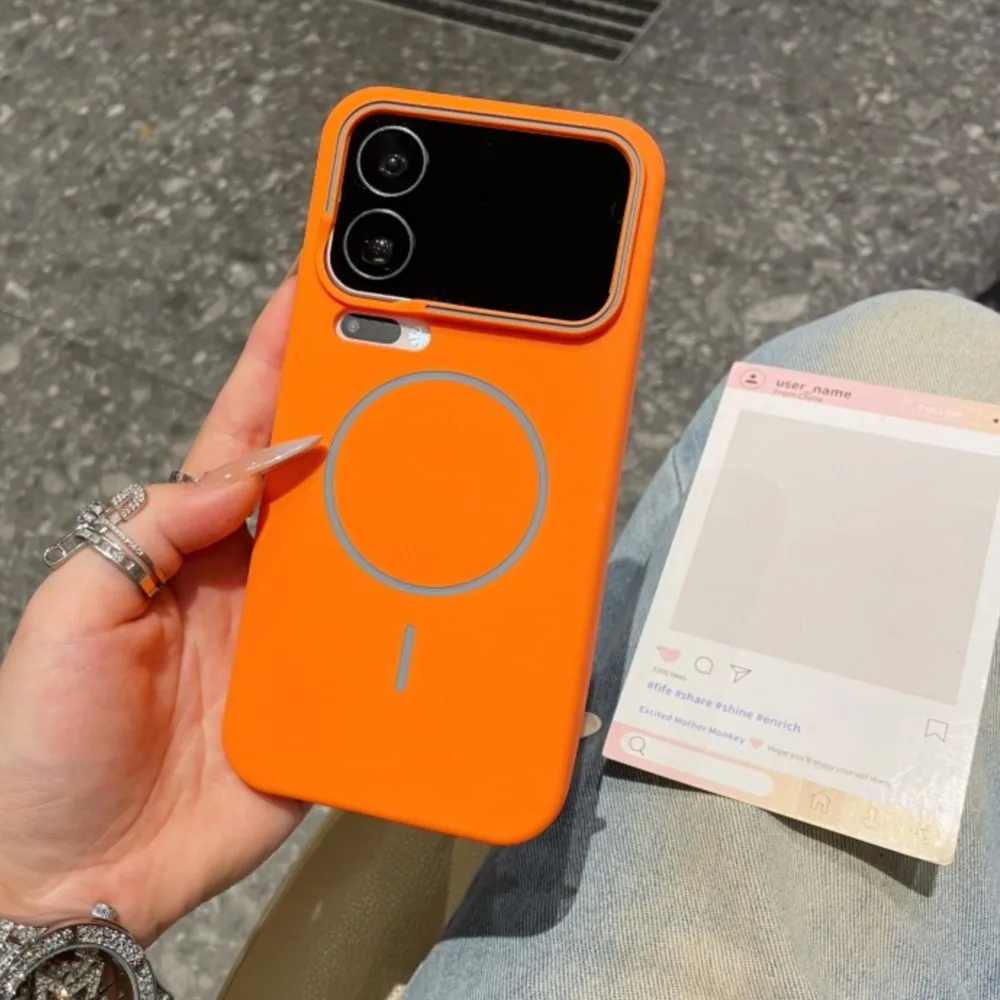 Matte Liquid TPU Silicone Magnetic Case with Wireless Charging Compatibility
