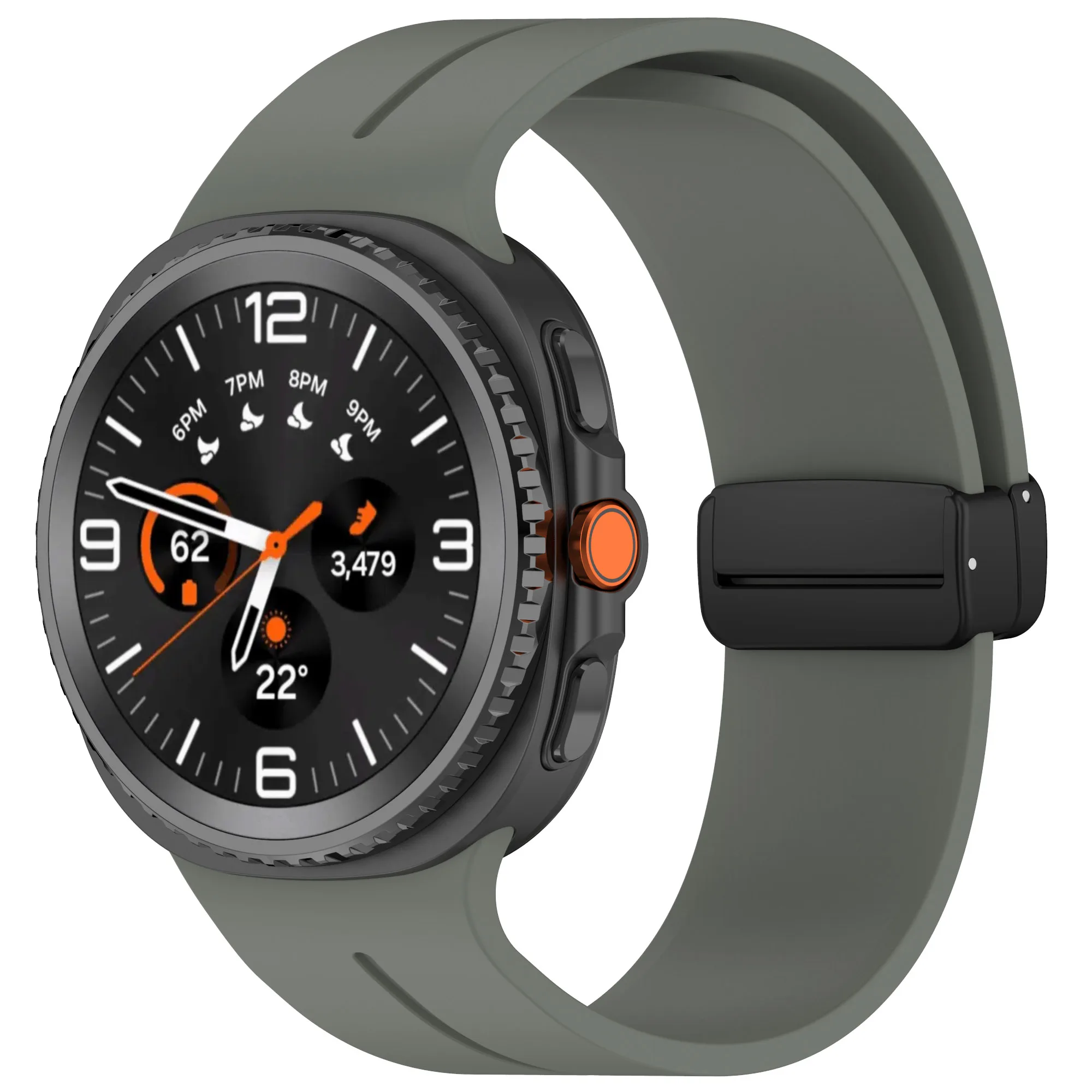 Magnetic Silicone Sports Strap