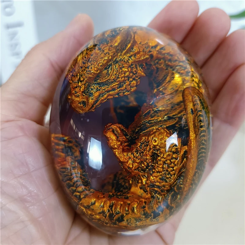 Home Decor Gifts Pterodactyl Egg Ornamental Collect Crafts Dinosaur Egg  Statue Resin Gemstone Reiki Energy Specimen Paperweight - AliExpress