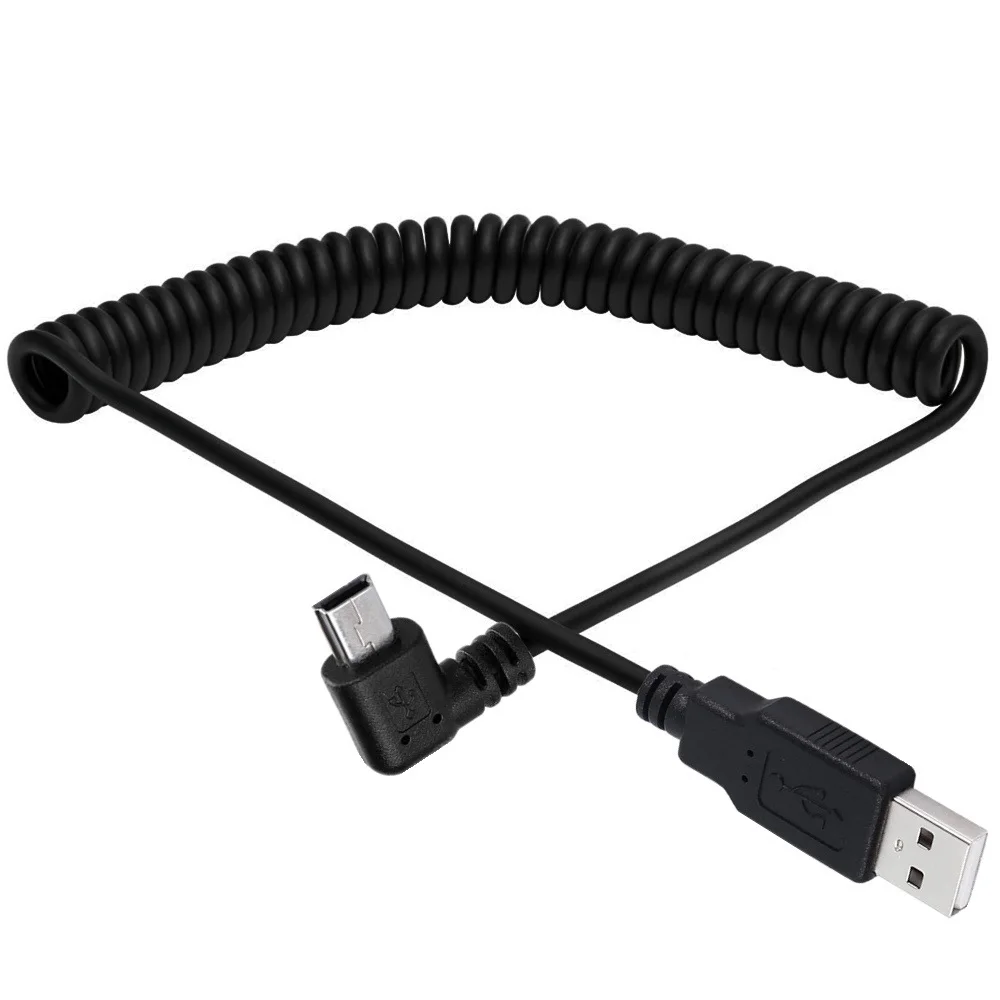 GELRHONR Cavo A Molla USB Di Tipo C, Spirale 5A 3 In 1 Da USB A A USB C - Foto 5