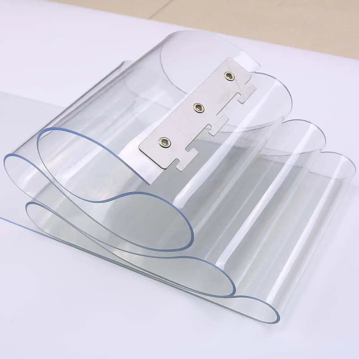 Transparent Windproof Door Curtain PVC Air-conditioning Soft Curtain Hanging Strip Decor Screen Indoor Outdoor Heat Insulation