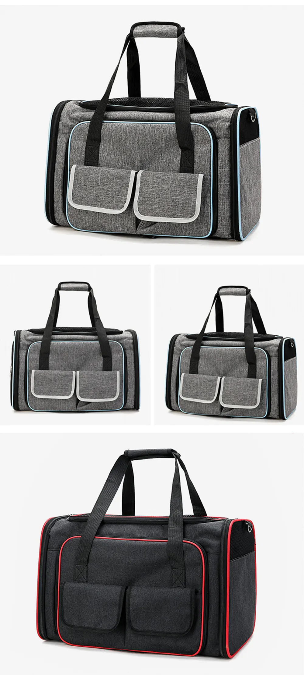Title 7, Pet Carriers Bag Portable Breathable Foldable B...