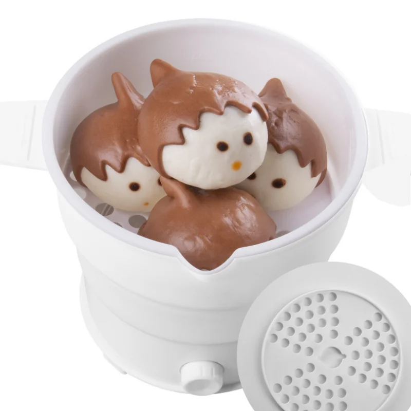 Description Picture 4 of itemFolding Electric Cooker Pot Multifunction Mini Hot Rice  Student Dormitory Noodle For Kitchen Home Travel EU 800w