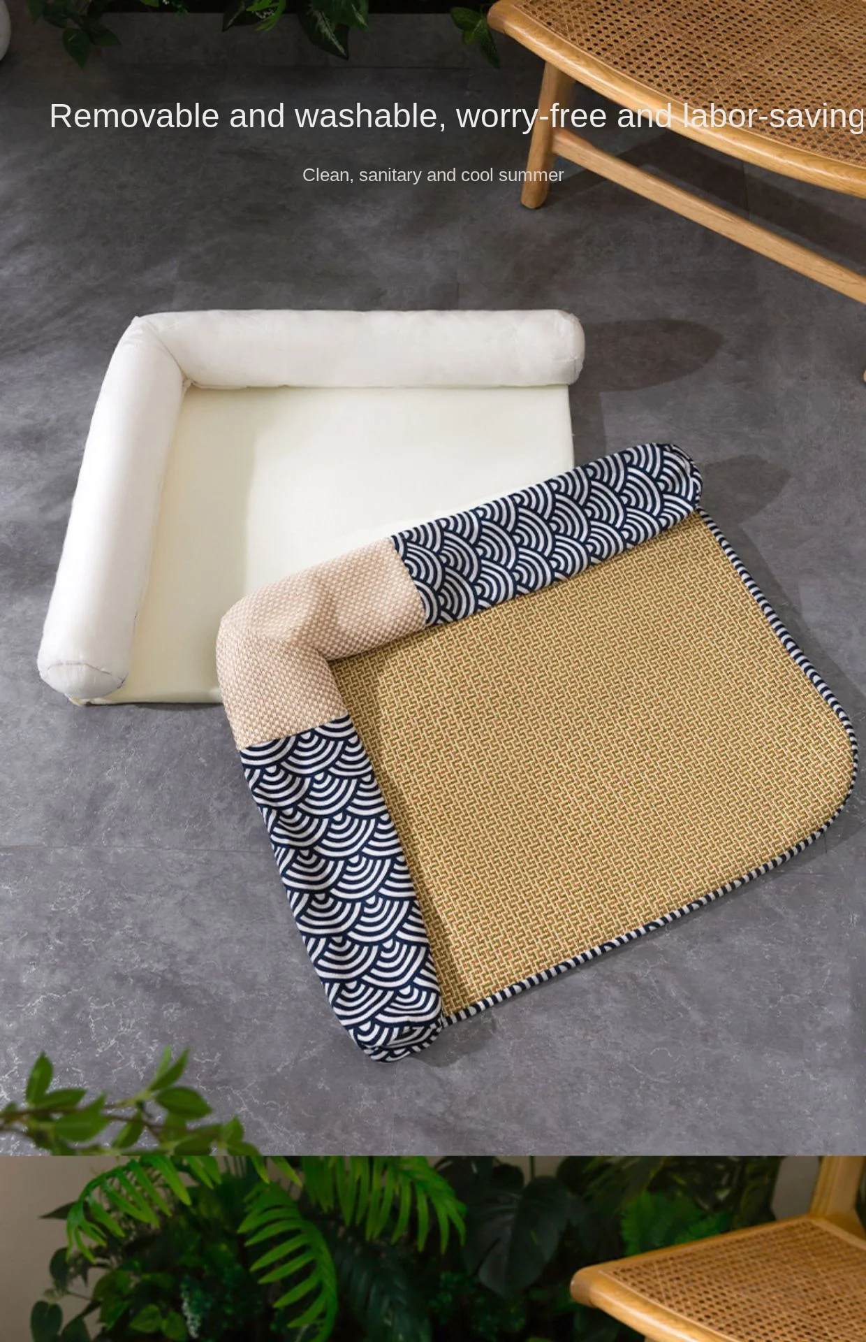 Title 11, Summer Dog Ice Bed Pillow Cool Removable Washab...