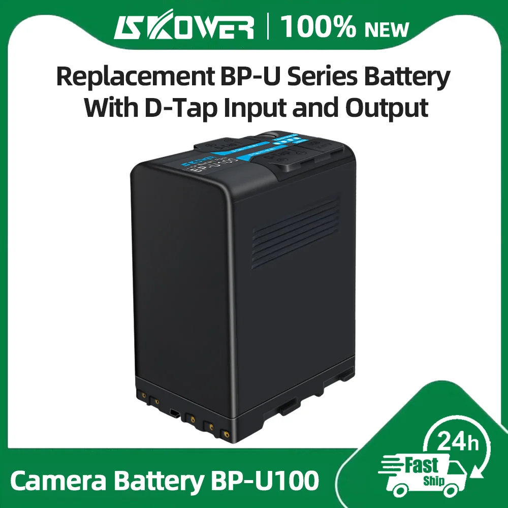 

BP-U100 BPU100 BP U100 аккумулятор для камеры Sony EX260 EX280 Z280 FS5 7 FX6 Z190 EX1R EX200 BP-U30 U60 U70 U90 с зарядным устройством D-TAP