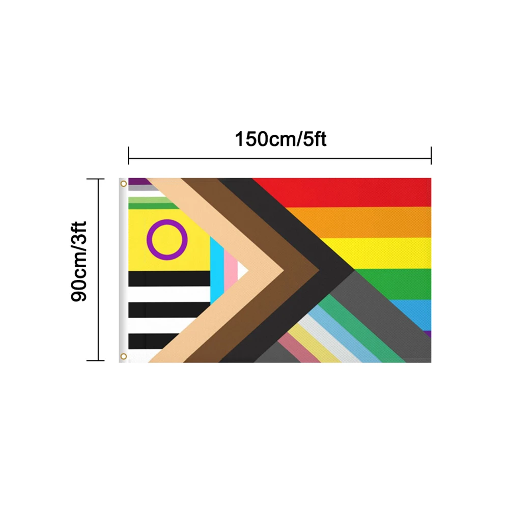

Flagnshow 100% Polyester LGBTQ Lesbian Gay Rainbow Flags