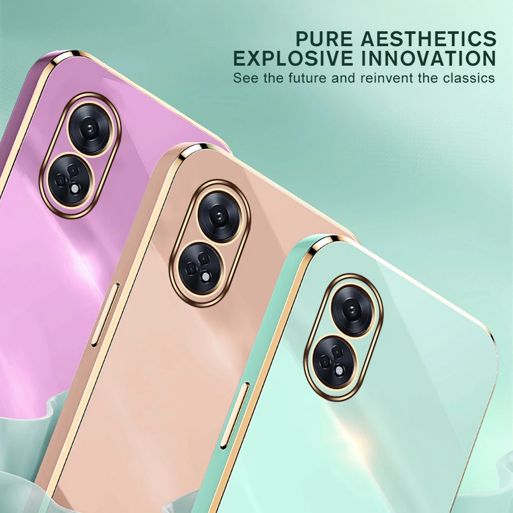 Case Cover Capas Camera Protect Shockproof Coque For Oppo Reno8 T 4G
