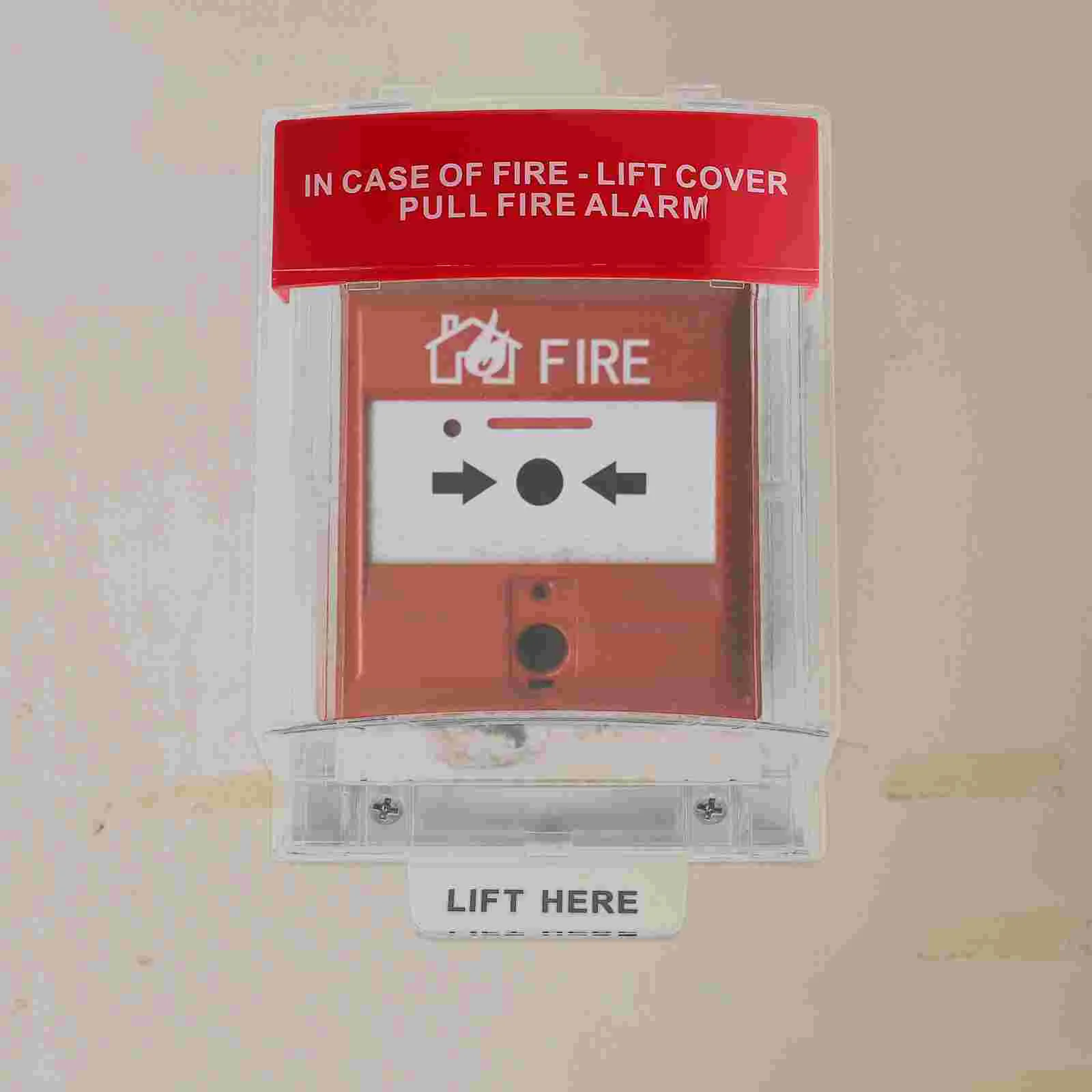 Alarm Switch Protective Cover Fire Pit Accessories for outside Manual Call Point