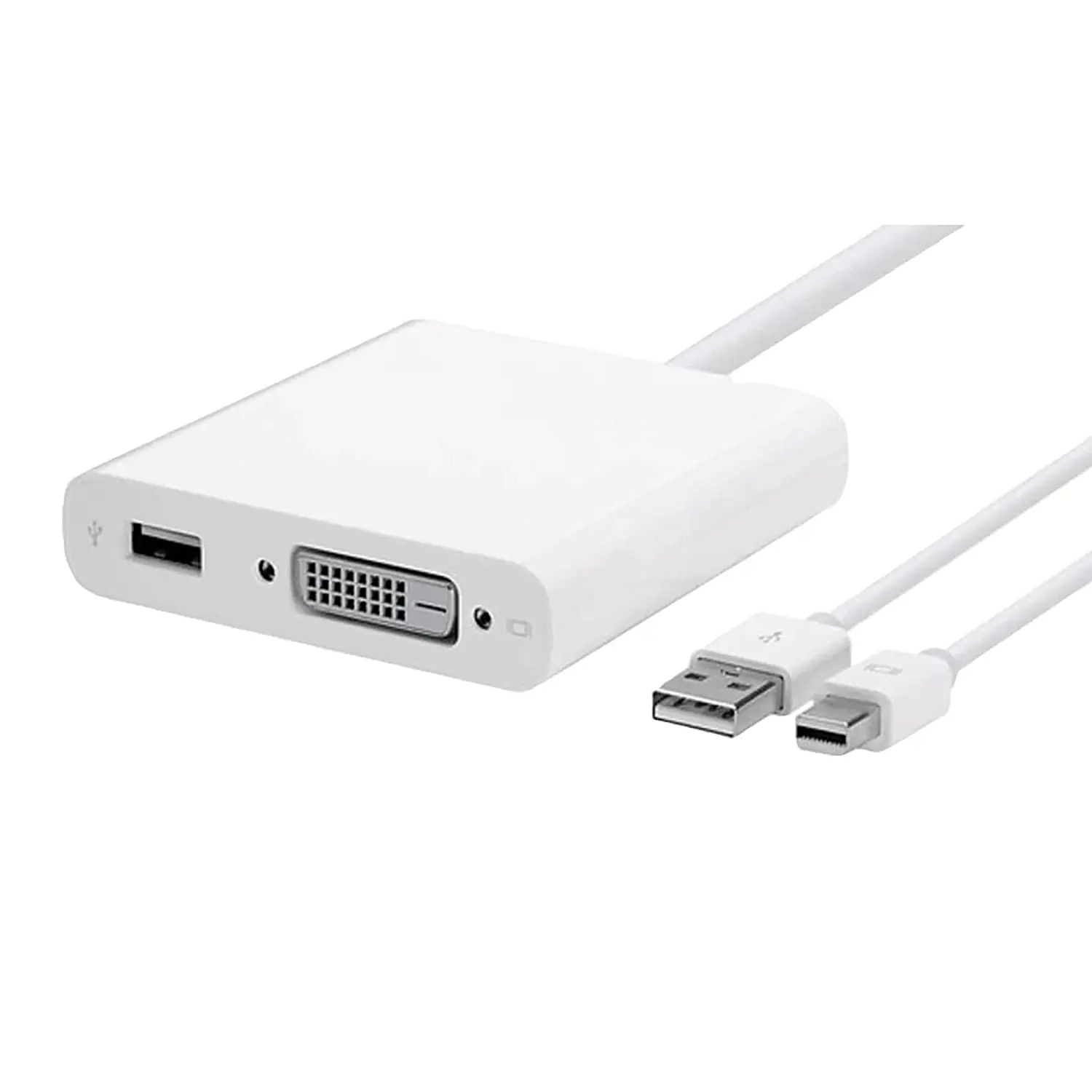 애플 A1306 용 미니 디스플레이 포트-DVI-D 듀얼 링크 어댑터 케이블, USB 포트 MB571Z/A 2560X1600 지원 DVI 어댑터