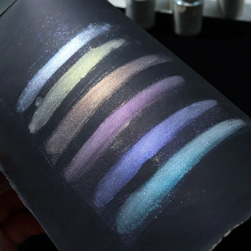 10g 고순도 오로라 글라스 파우더 에폭시 레진 수제 흐르는 효과 헴프 DIY 펄레센트 파우더 잉크 페인트