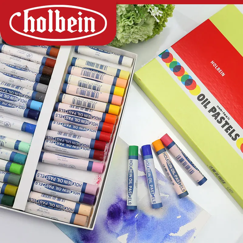 Japan Holbein ACADEMIC oil Pastel 12/24/36/48 color set oily pastel soft texture and bright color professional art supplies