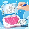Early Education Learning Machine Erasable Writable Multifunction Computer Toys Bilingual Learning Small Laptop Toy 2