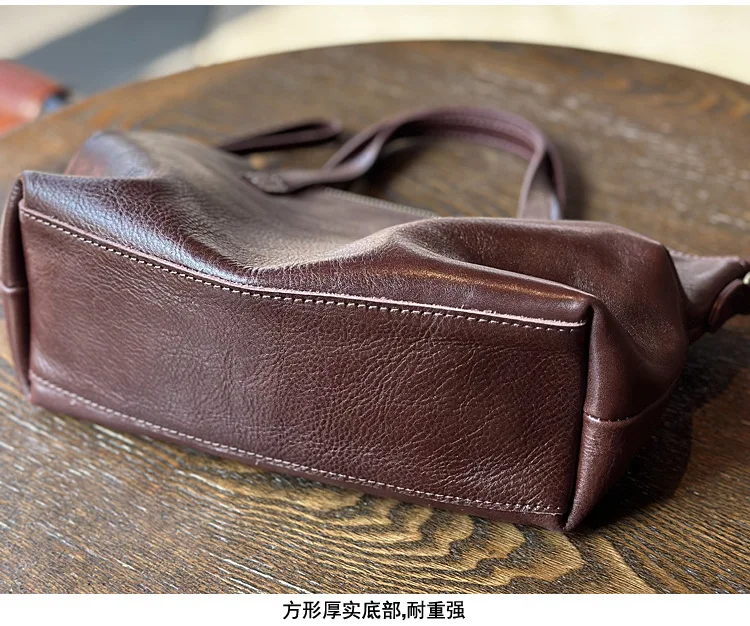 Large Capacity Dumpling Bag, High-quality Genuine Leather, Exquisite Temperament, Women's Handbag Ladies' Shoulder Crossbody Bag