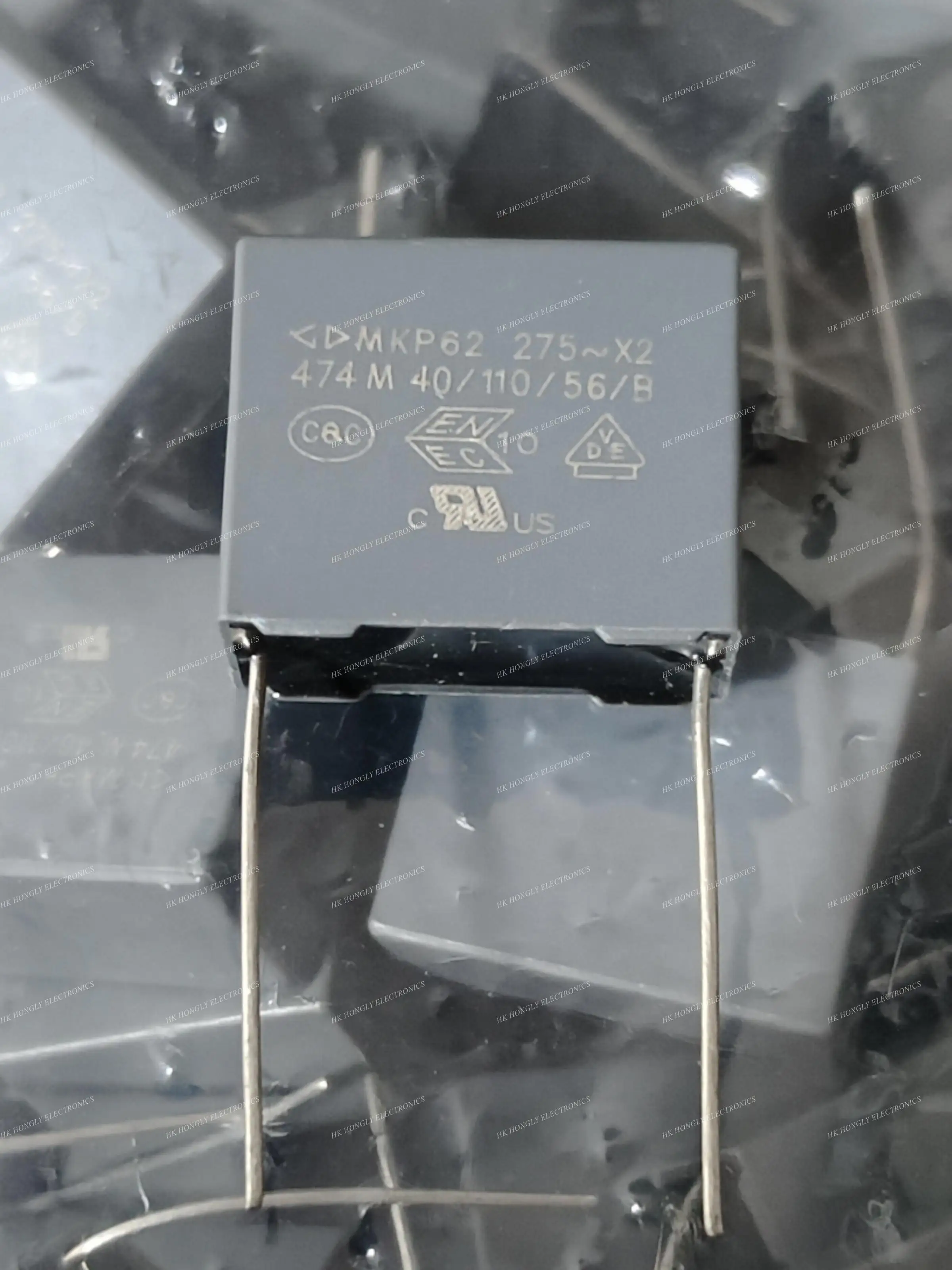 2 Condensateurs MKP62 X2 0.1µF 275V - Pour Dépannage électronique - Neufs Sous Sachet