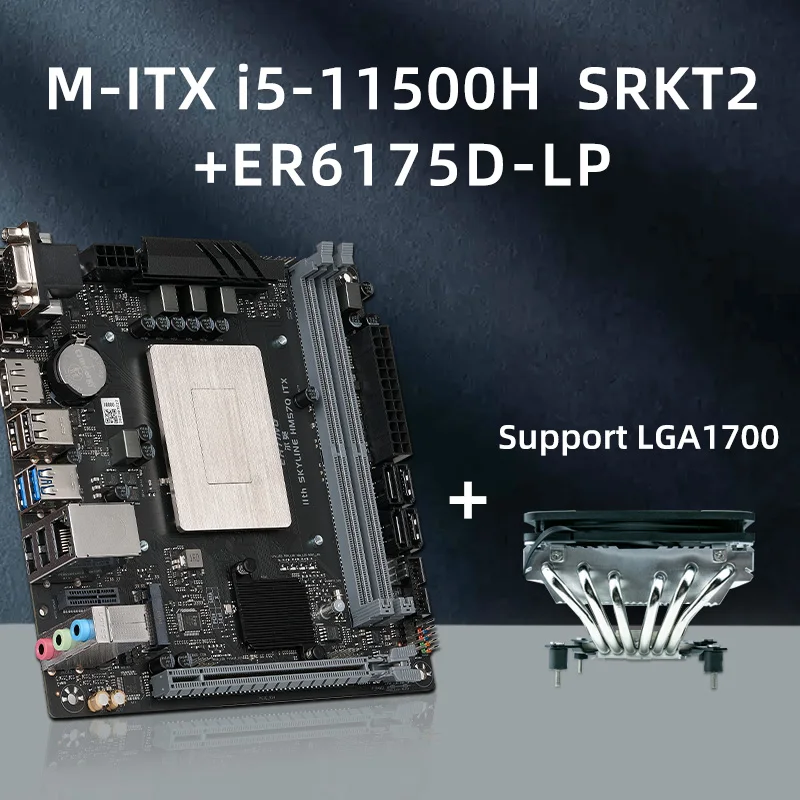 ERYING Mini ITX DIY Gaming PC Computer Motherboard CPU Combo Kit 
