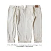Red Tornado 55501 White Relaxed Straight Men's Jeans Rugged Style 14oz Selvedge Denim Pants 5