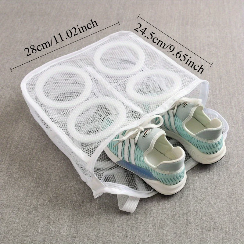 Washing Machine Shoes Bag Travel Shoe Storage bags Portable Mesh Laundry bag Anti-deformation Protective Clothes organizer 5