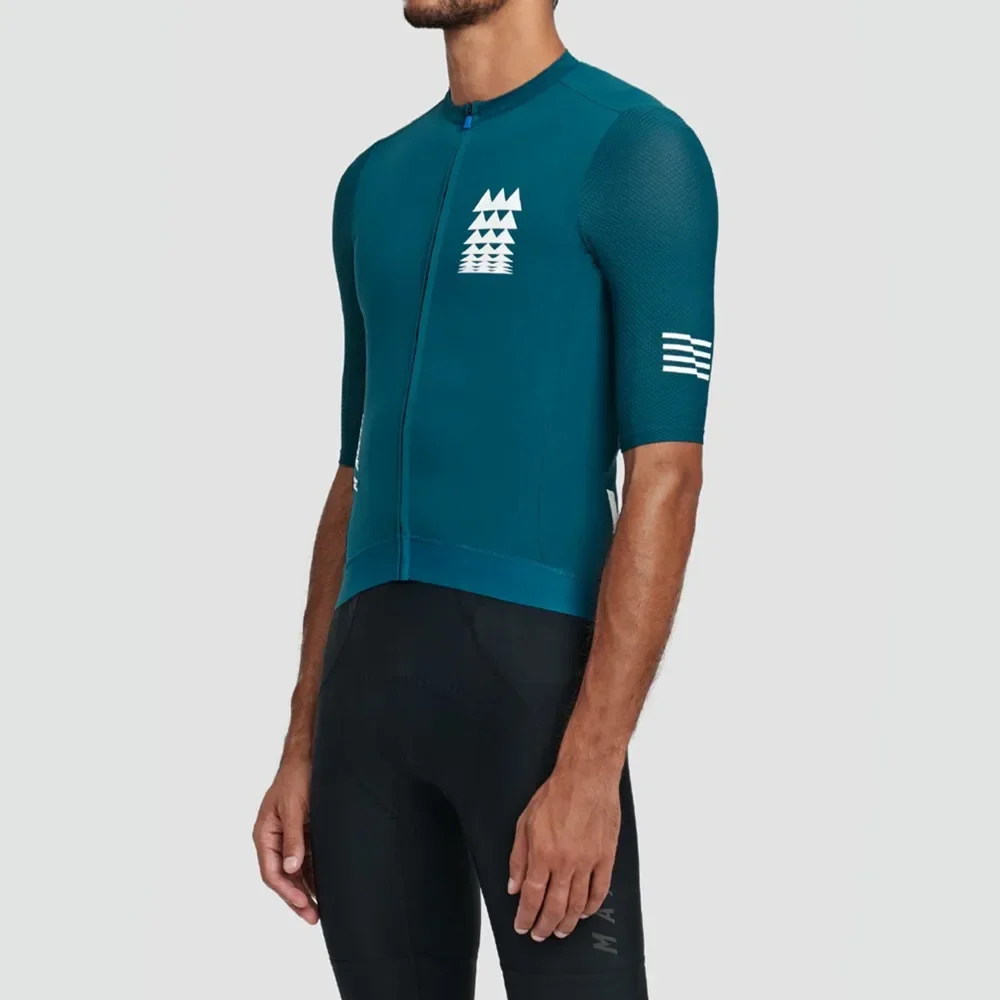 Team Cycling Jersey Sets Man Summer MTB Race Bicycle Clothing Short Sleeve Ropa Ciclismo Outdoor Riding Suit