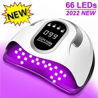 66LEDs Nail Dryer UV LED Nail Lamp For Curing All Gel Nail Polish With Motion Sensing Professional Manicure Salon Tool Equipment 1