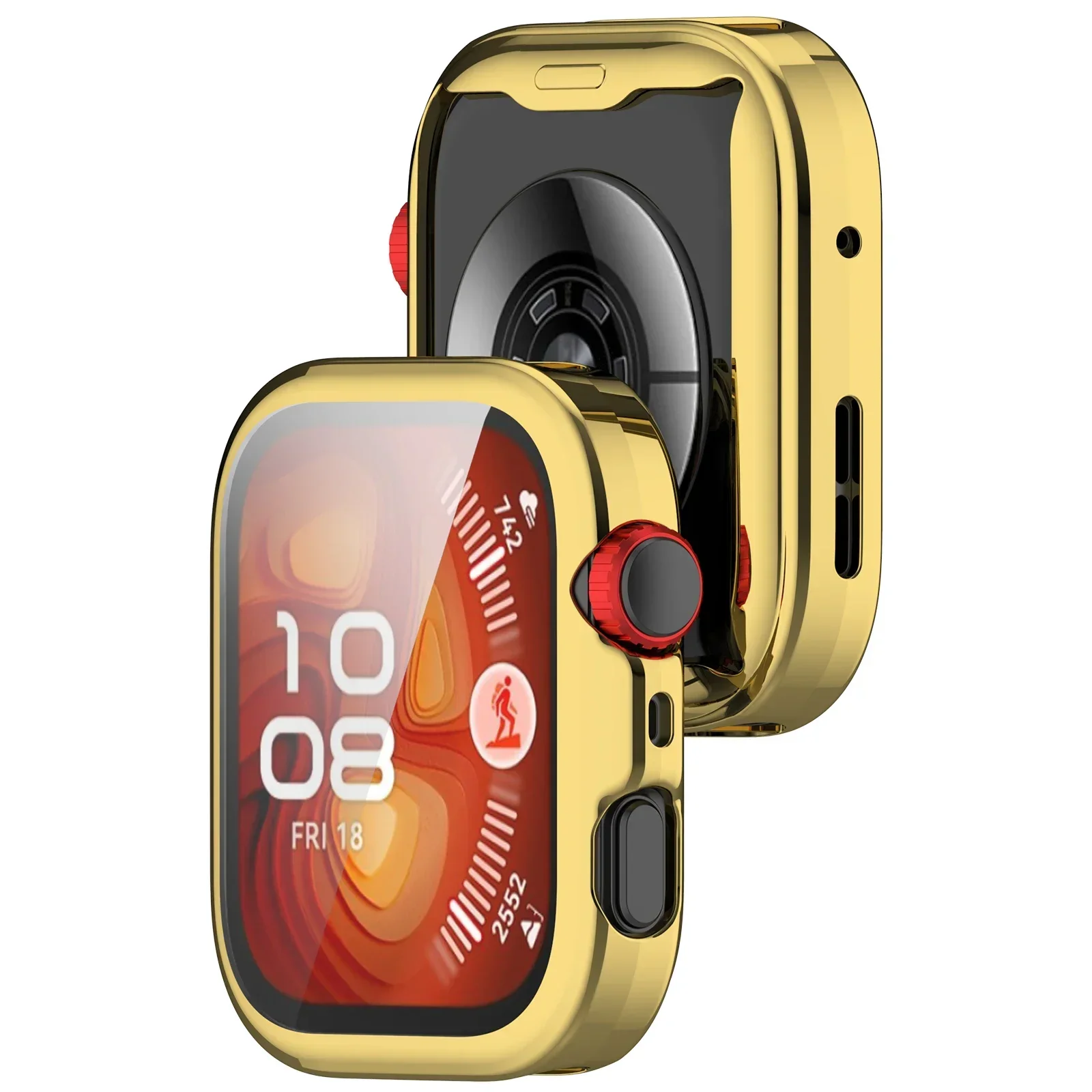 Premium Glass & TPU Full Cover Protective Case with Tempered Glass Screen Protector and Frame Bumper Shell