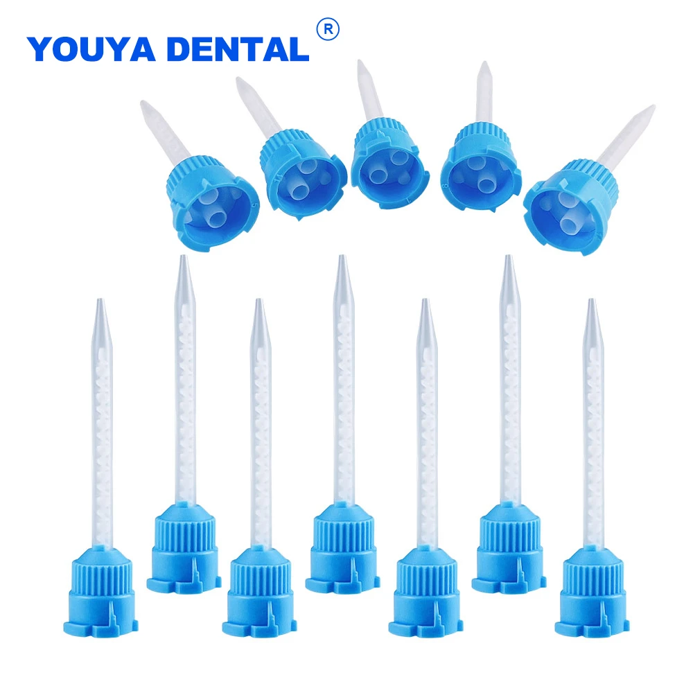 Dental Impression Material Disposable Silicone Rubber 11 Mixing Head