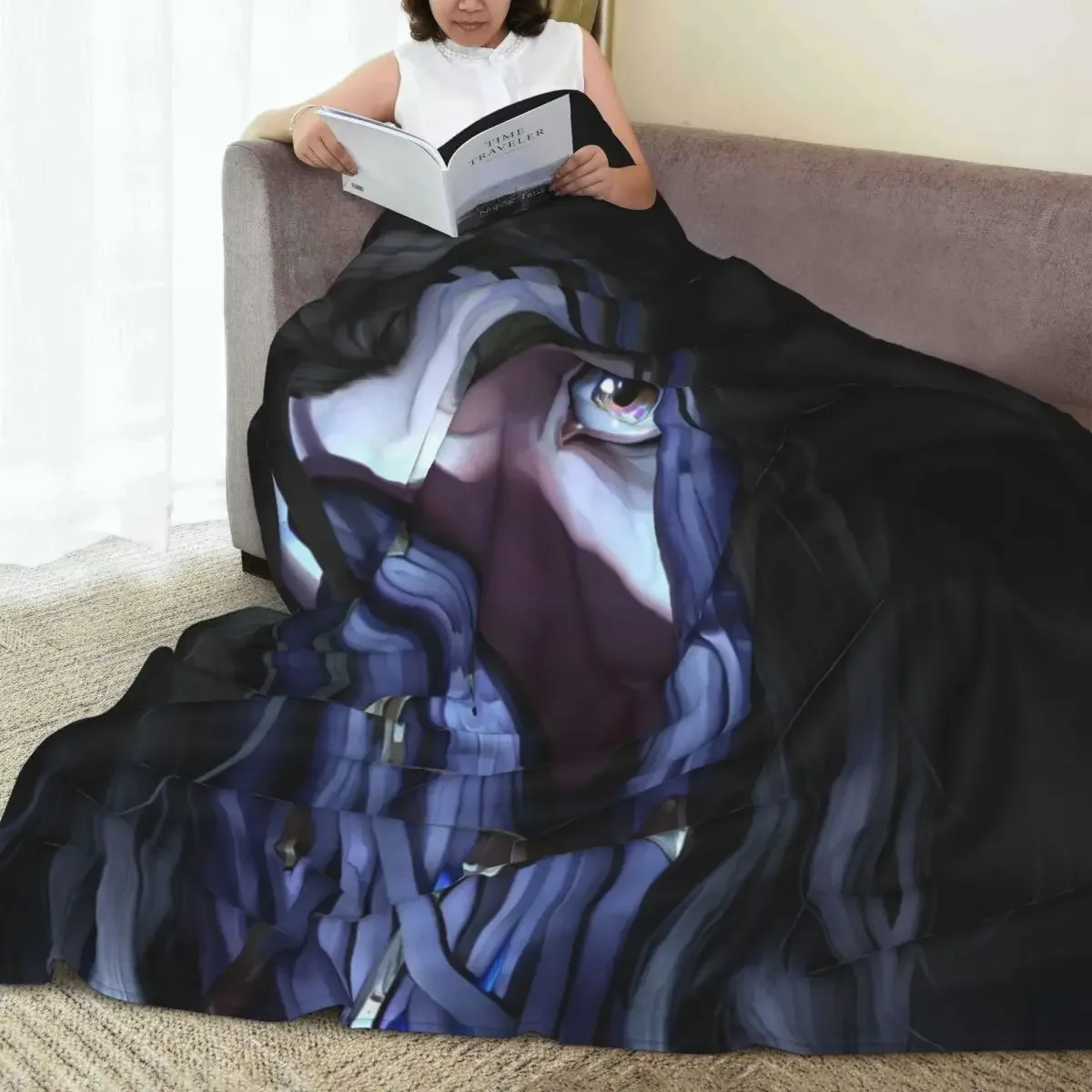 Arcane Viktor Game Blanket Picnic Flannel Throw Blanket For Bedroom Warm Soft Customized Quality Bedspread Gift Idea 3