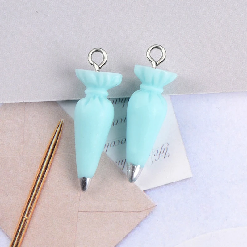 Mini Baking Tools and Cream Pastry Bag Resin Charms