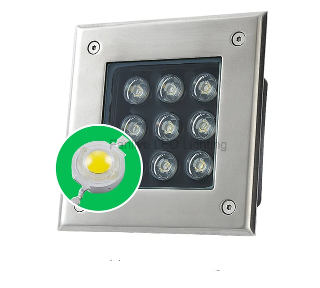 Spot LED Extérieur encastrable 220V 25W (éclairage 200W) - étanche