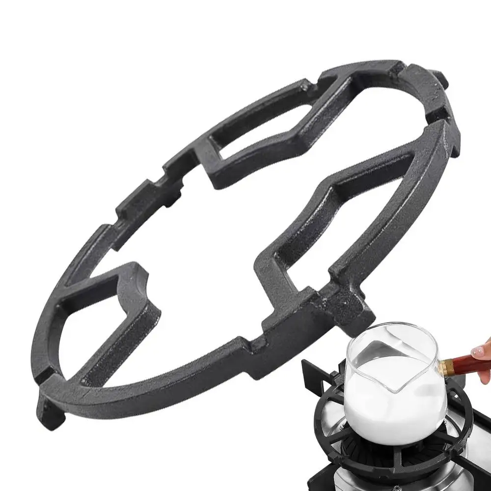 Description Picture 3 of itemUniversal Non Slip Cast Iron Stove Trivets For Kitchen Wok Cooktop Range Pan Holder Stand Stove Rack Milk Pot Holder For Gas Hob