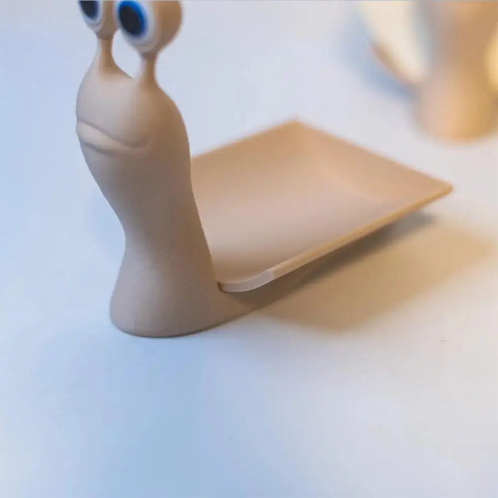 High-end Kawaii Snail Paper Towel Holder 3D Printed Tissue Paper Storage Stand Cute Home Bathroom Decor 6