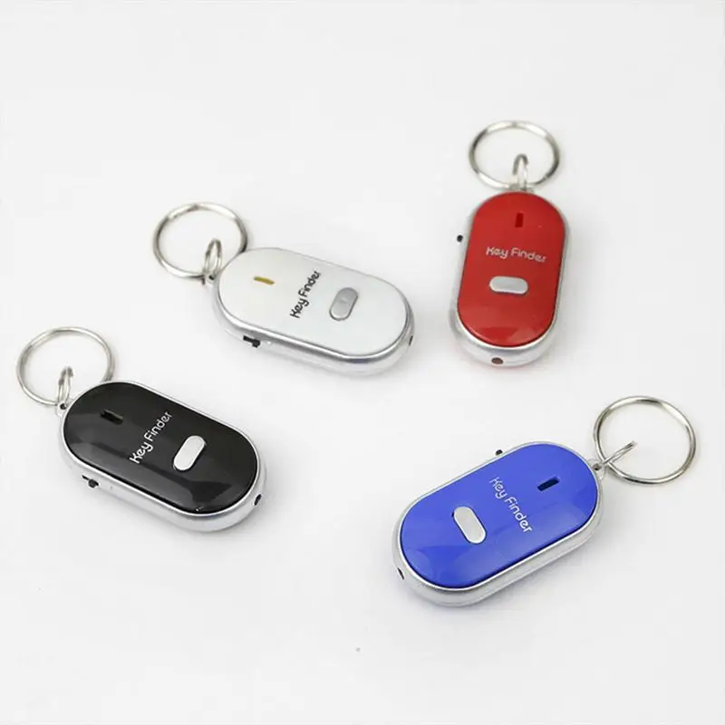 Mini Antilost Whistle Key Finder Flashing Beeping Remote Kids Key Bag Wallet Locators Child Alarm Reminder Drop Shipping