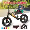12"Kids Balance Bike No-Pedal Learn To Ride Pre Push Bicycle Adjustable Bicycle Riding Walking Learning Scooter 1