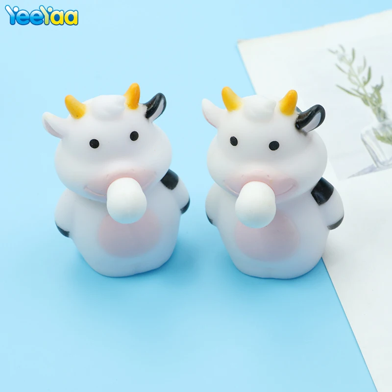 

Cow Spit Bubble Mochi Squishy Cute Toys Squeeze Soft Sticky Stress Relief Funny Cute Toys Birthday Gift For Adults Or Children