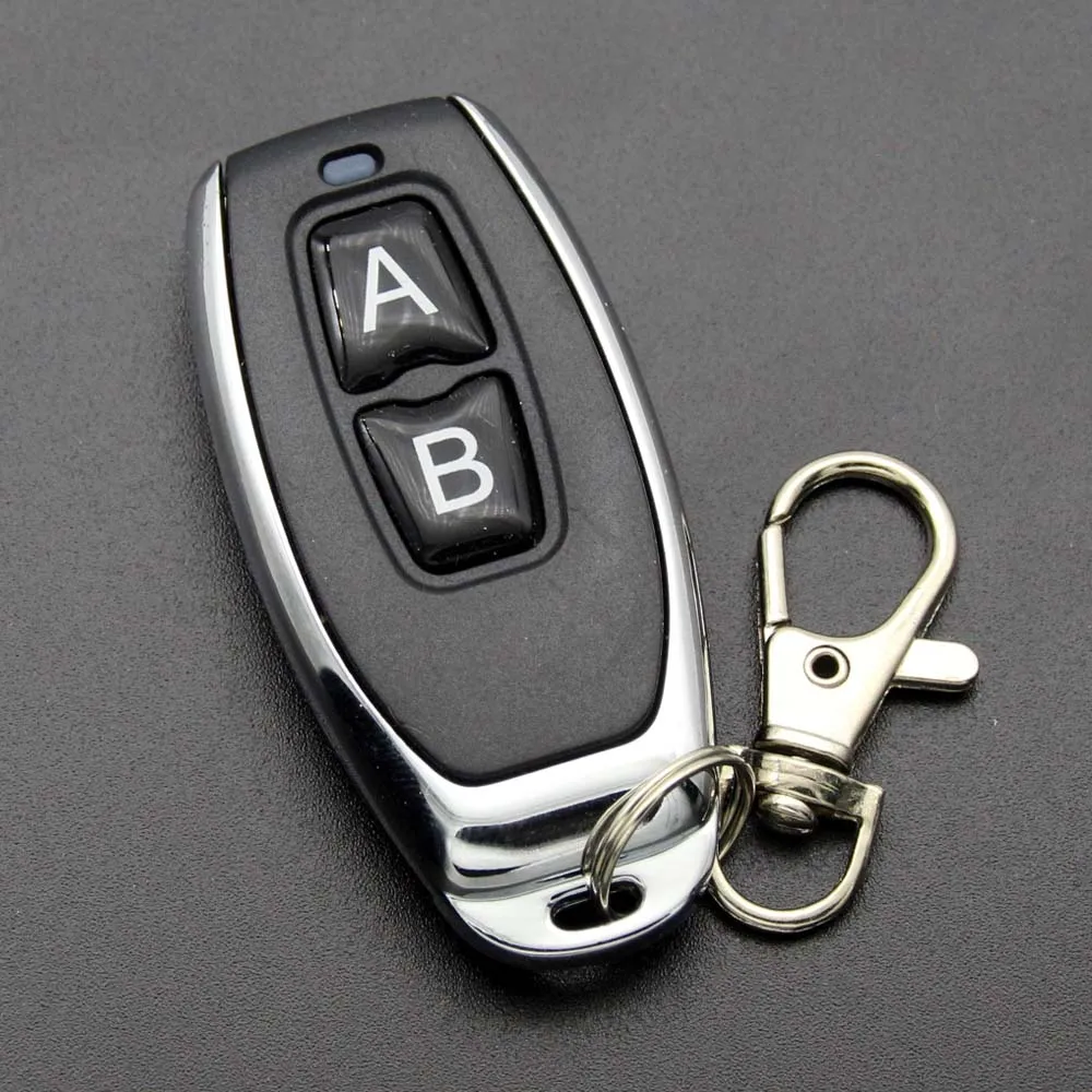 433Mhz RF Remote Control Copy 2 Buttons Cloning Duplicator for Distance Learning Electric Garage Door Controller Garage Door Remote Control Garage Remote Controller Garage Door Opener Remote Control Wireless Remote Controller