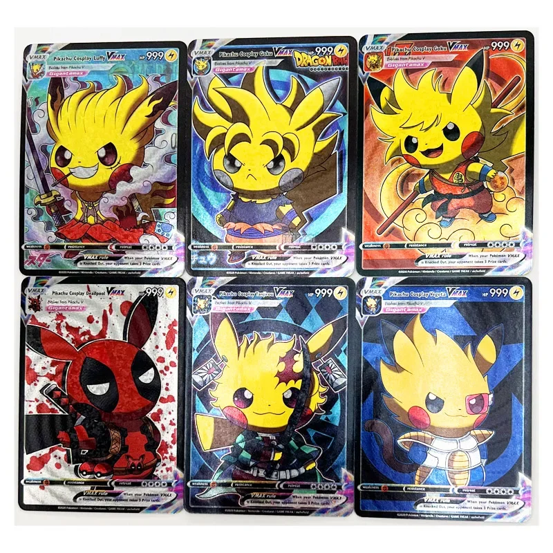 

55pcs/set Pokemon Cosplay Charizard Toys Hobbies Hobby Collectibles Game Collection Anime Cards
