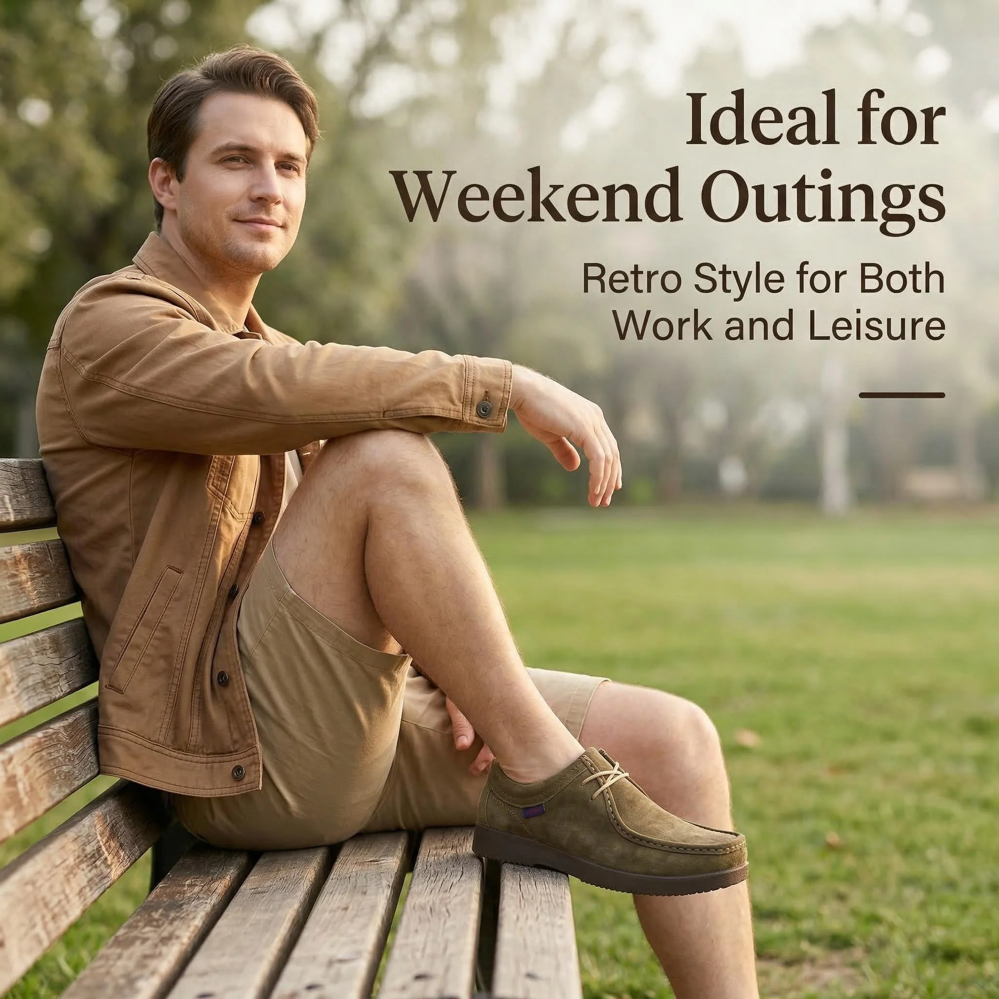 Men Premium Leather Hand-Sewn, Fashionable Casual Loafers, Suit For Daily Wear&Working - Uniqwear