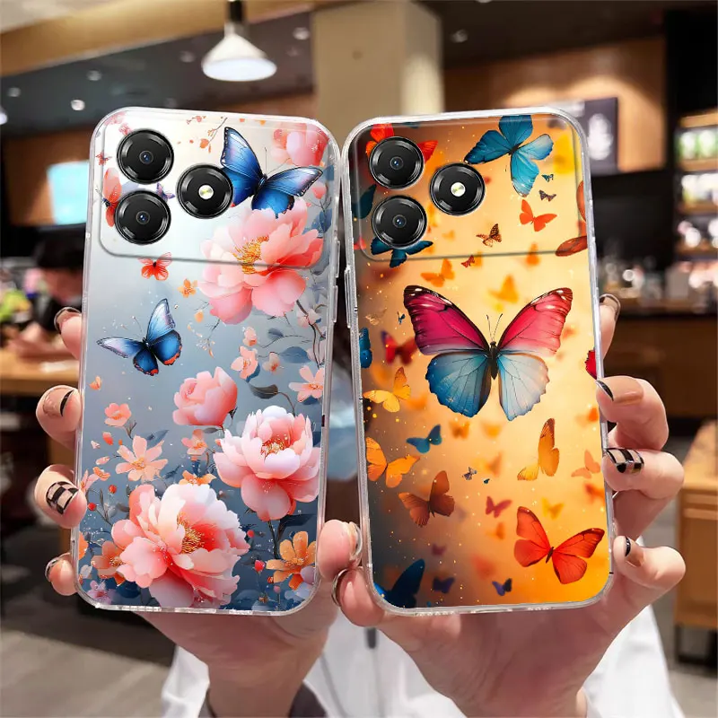 Fashionable Shockproof Soft Silicone Clear Protective Phone Case