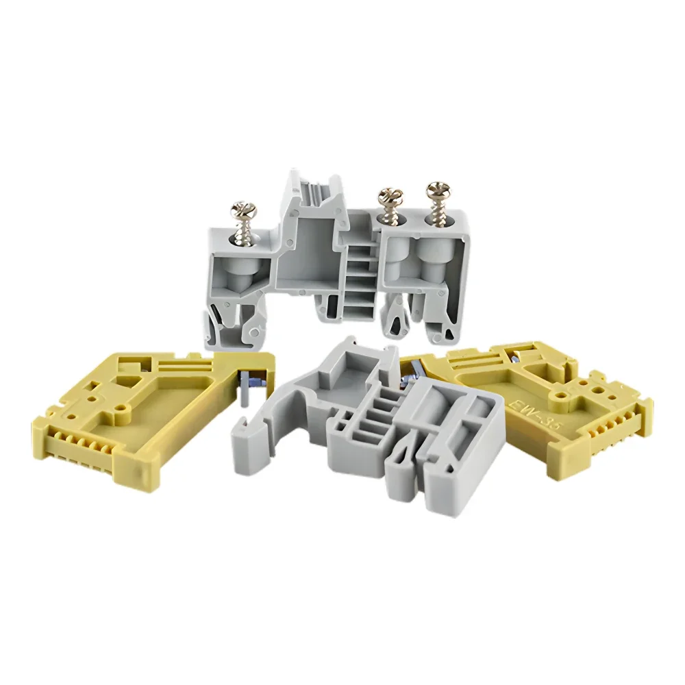 E/UK And E/UK-2 EW 35 Manufacturer End Stop For UK And SAK Terminal Blocks Din Rail End Bracket 10PCS din rail din rail terminal block din rail bracket